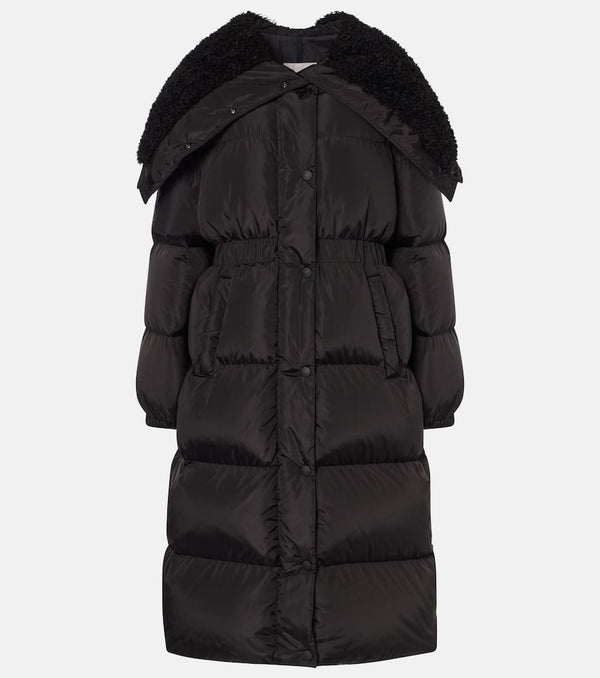 Moncler Bruneaux faux fur-trimmed down coat