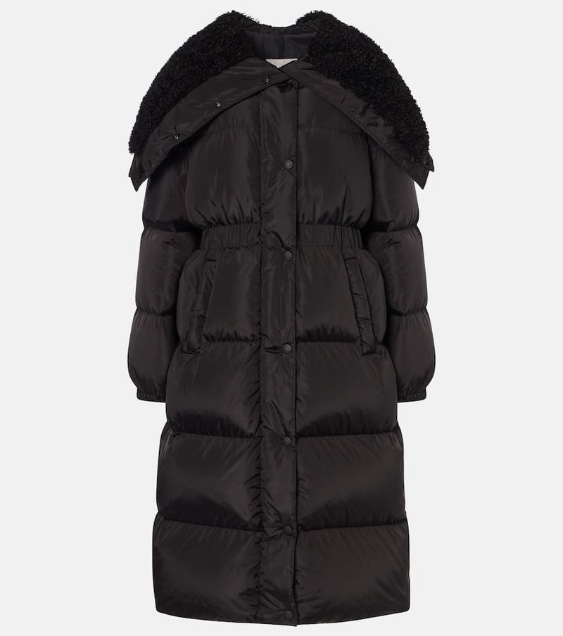 Moncler Bruneaux faux fur-trimmed down coat