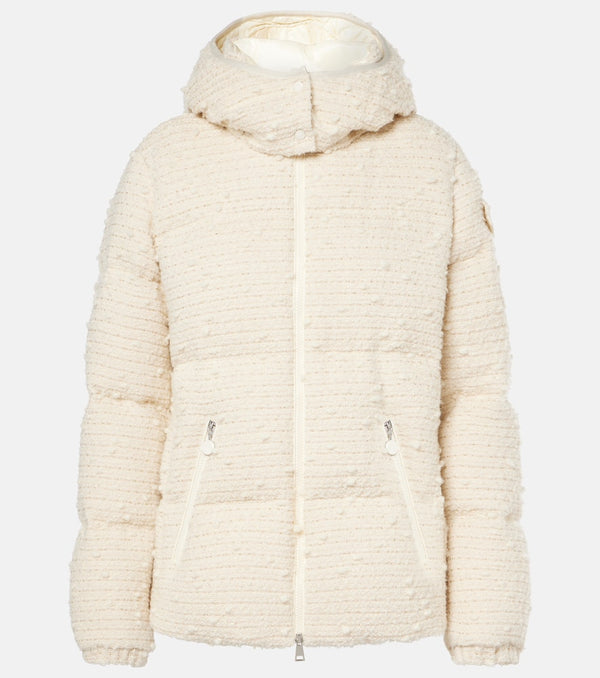 Moncler Fourmines tweed down jacket