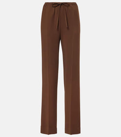 Asceno Aurelia crêpe wide-leg pants