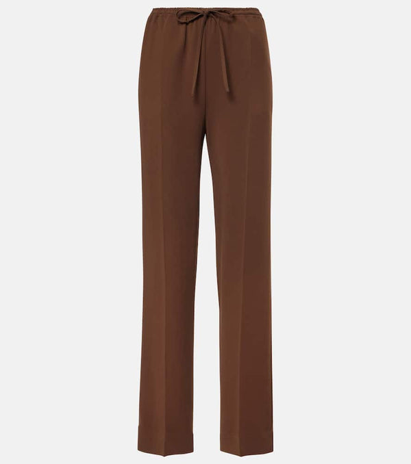 Asceno Aurelia crêpe wide-leg pants