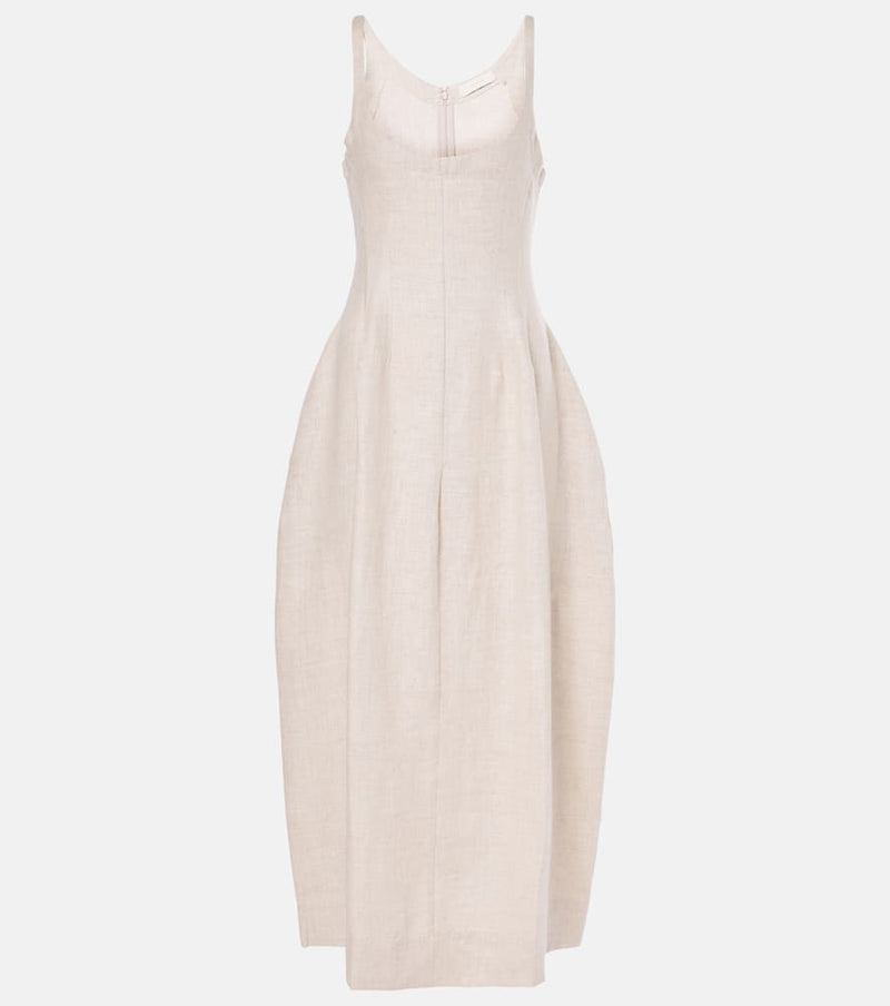 Faithfull Sanne linen corset dress