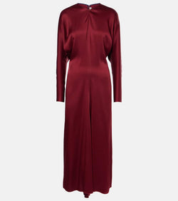 Victoria Beckham Satin crêpe maxi dress