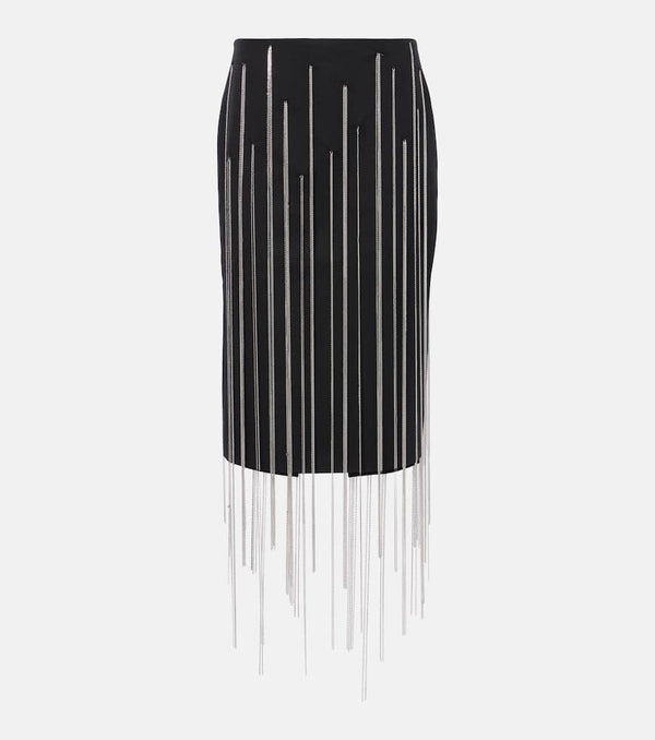 Victoria Beckham Chain-detail midi skirt