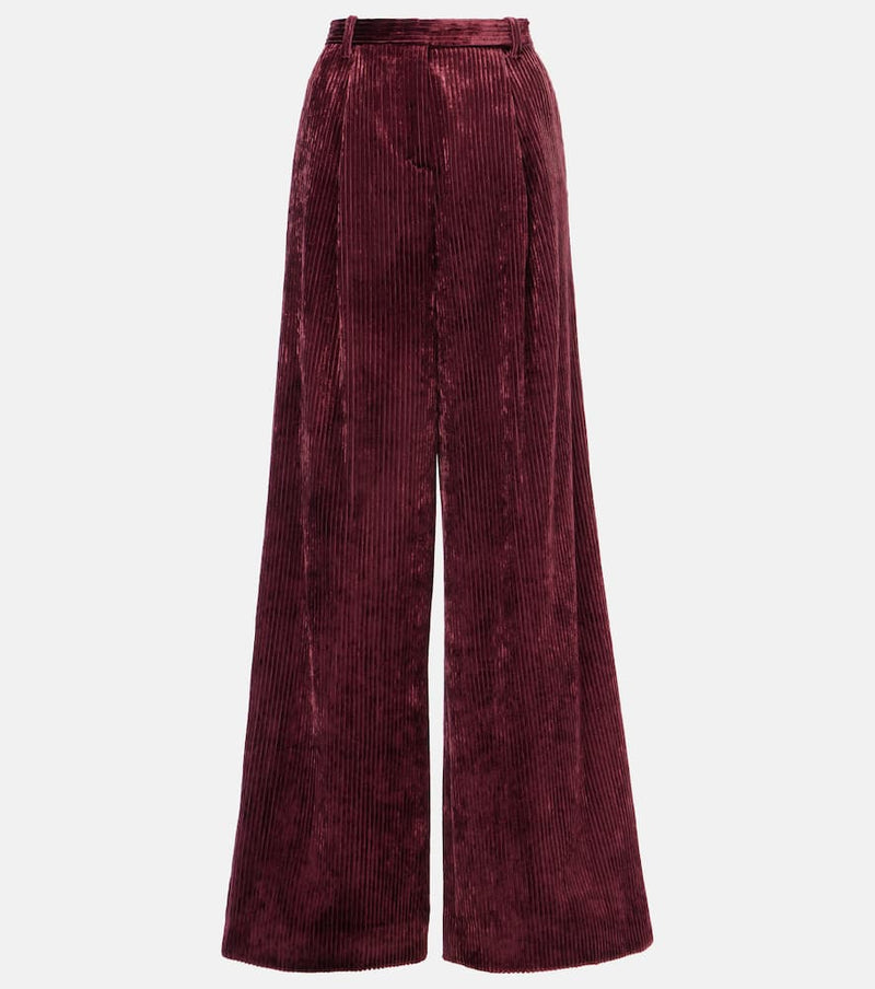 Dorothee Schumacher Mid-rise corduroy wide-leg pants