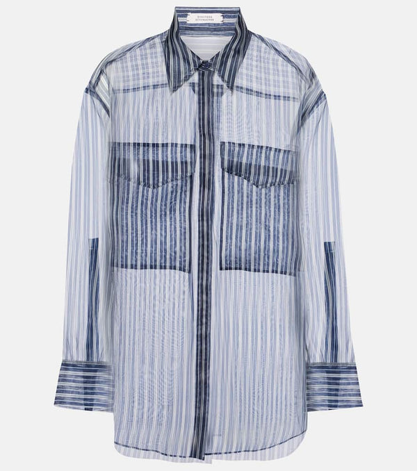 Dorothee Schumacher Striped silk organza blouse