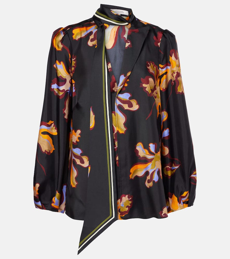 Dorothee Schumacher Printed silk twill top