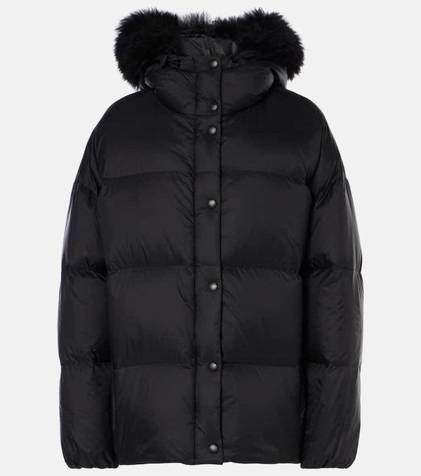 Yves Salomon Shearling-trimmed down jacket