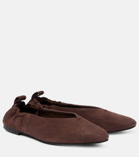 A. Emery Brie suede ballet flats