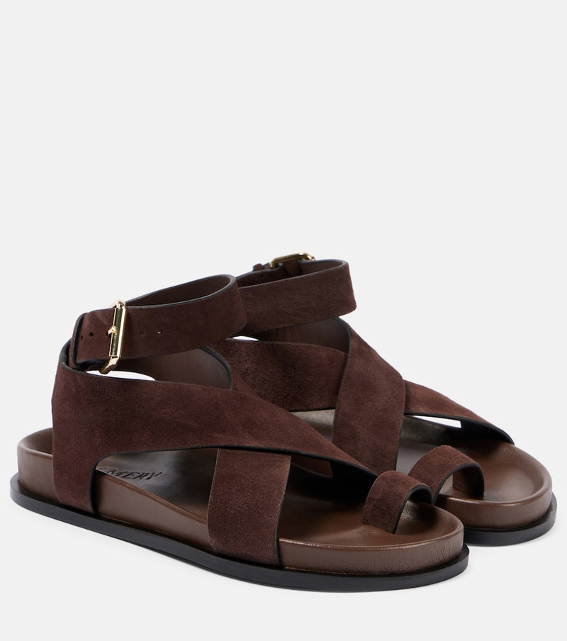 A. Emery Jalen suede sandals
