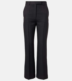 Loro Piana Nash wool and silk straight pants