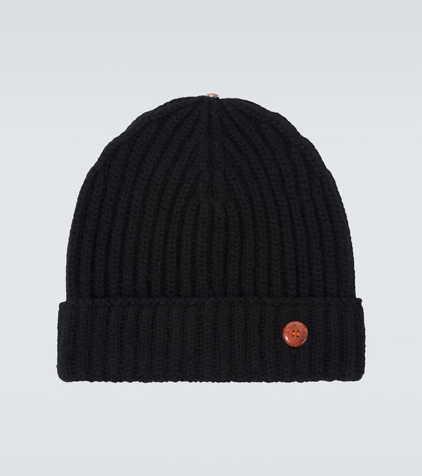 God's True Cashmere Molly Hogan ribbed-knit cashmere beanie