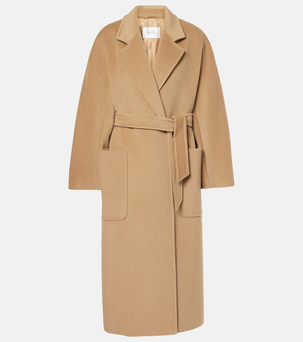 Max Mara Locri wool and cashmere wrap coat