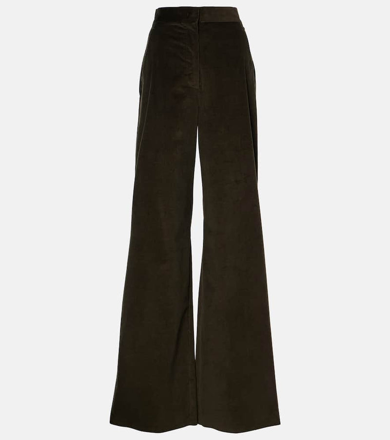 Max Mara Tritone cotton corduroy flared pants