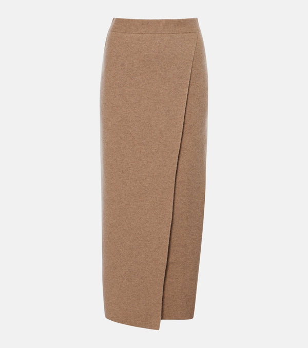 Max Mara Umbria wool and cashmere midi skirt