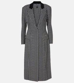 Norma Kamali Houndstooth coat