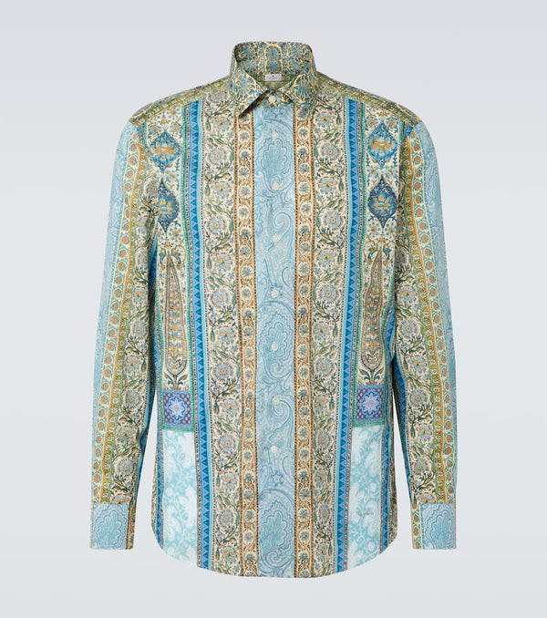 Etro Roma printed cotton shirt