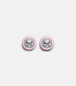 Kamyen 18kt white gold earrings with diamonds