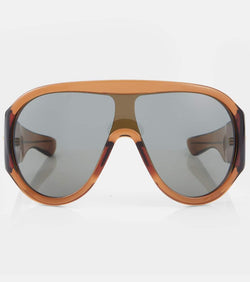 Bottega Veneta Scudo shield sunglasses