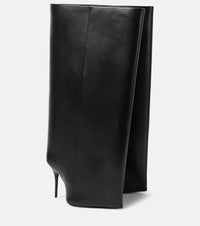 Balenciaga New Wander leather knee-high boots