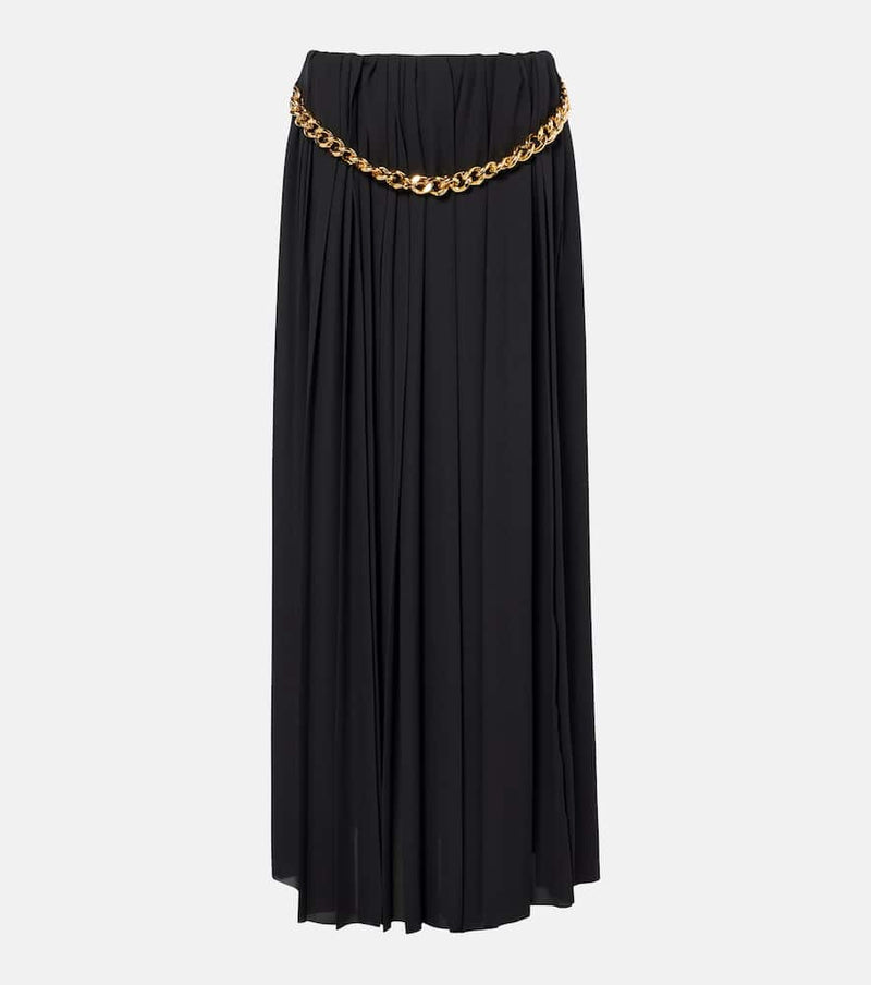 Balenciaga Pleated maxi skirt