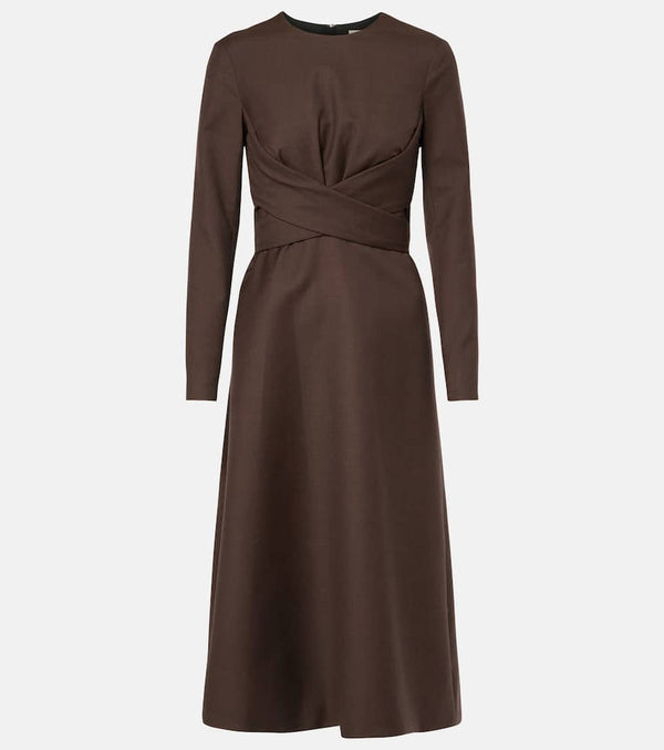 Emilia Wickstead Elta wool midi dress