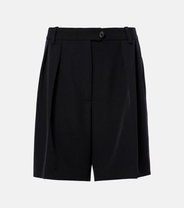 The Row Efron wool shorts