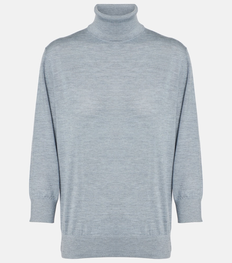 The Row Hevos cashmere turtleneck sweater