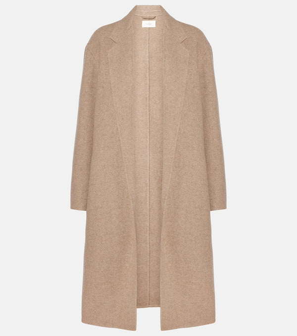 The Row Fedra cashmere and cotton coat