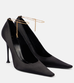 Saint Laurent Doville 110 chain-detail pumps