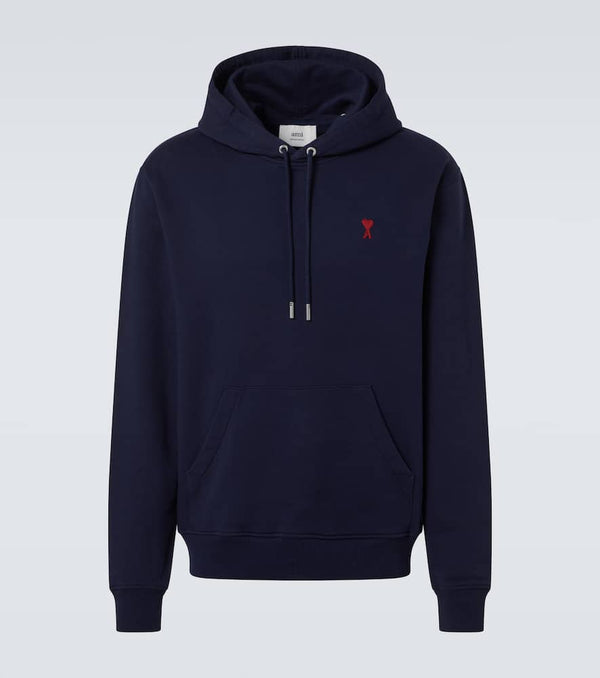 Ami Paris Ami De Caur cotton fleece hoodie