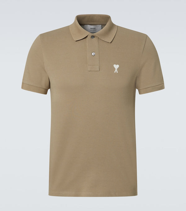 Ami Paris Ami De Caur cotton polo shirt