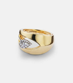 Yeprem 18kt gold ring with diamonds