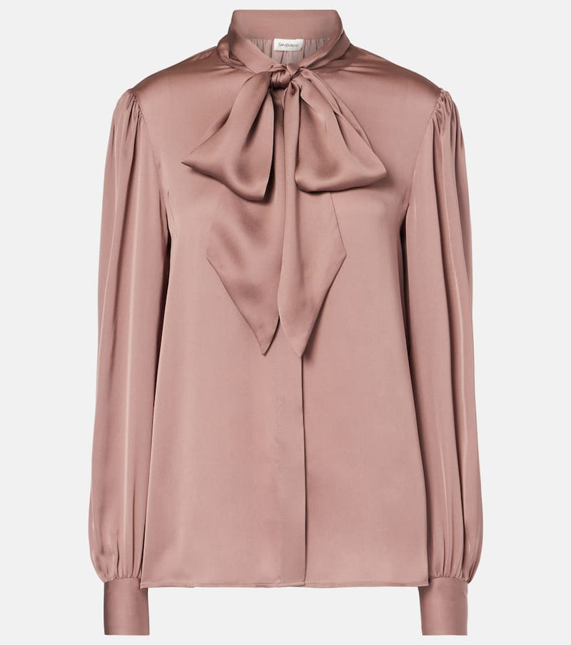 Saint Laurent Silk charmeuse blouse