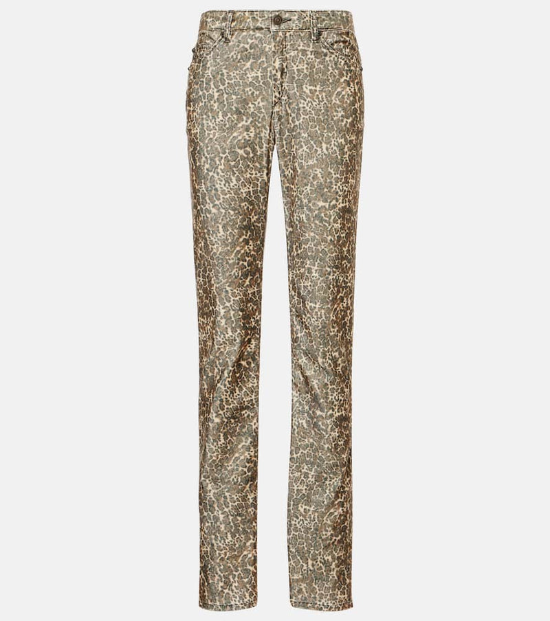 Isabel Marant Ferni cotton corduroy straight pants