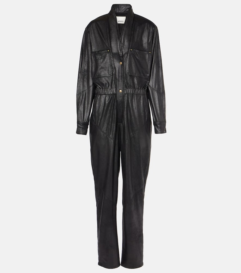 Isabel Marant Faux leather jumpsuit