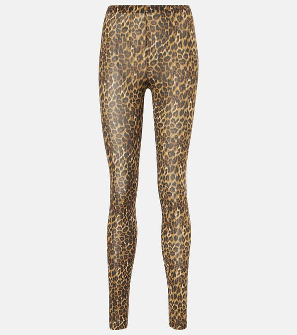 Isabel Marant Joshua leopard-print jersey leggings