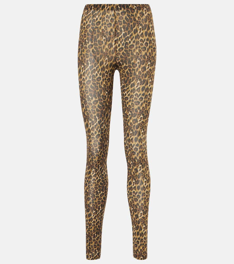 Isabel Marant Joshua leopard-print jersey leggings