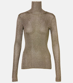 Isabel Marant Lamé turtleneck sweater