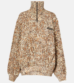 Isabel Marant Wilda leopard-print bomber jacket