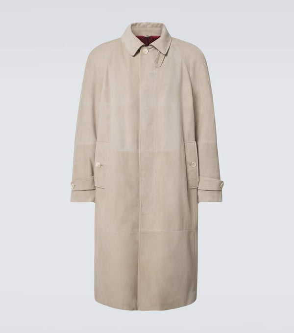 Brunello Cucinelli Suede car coat