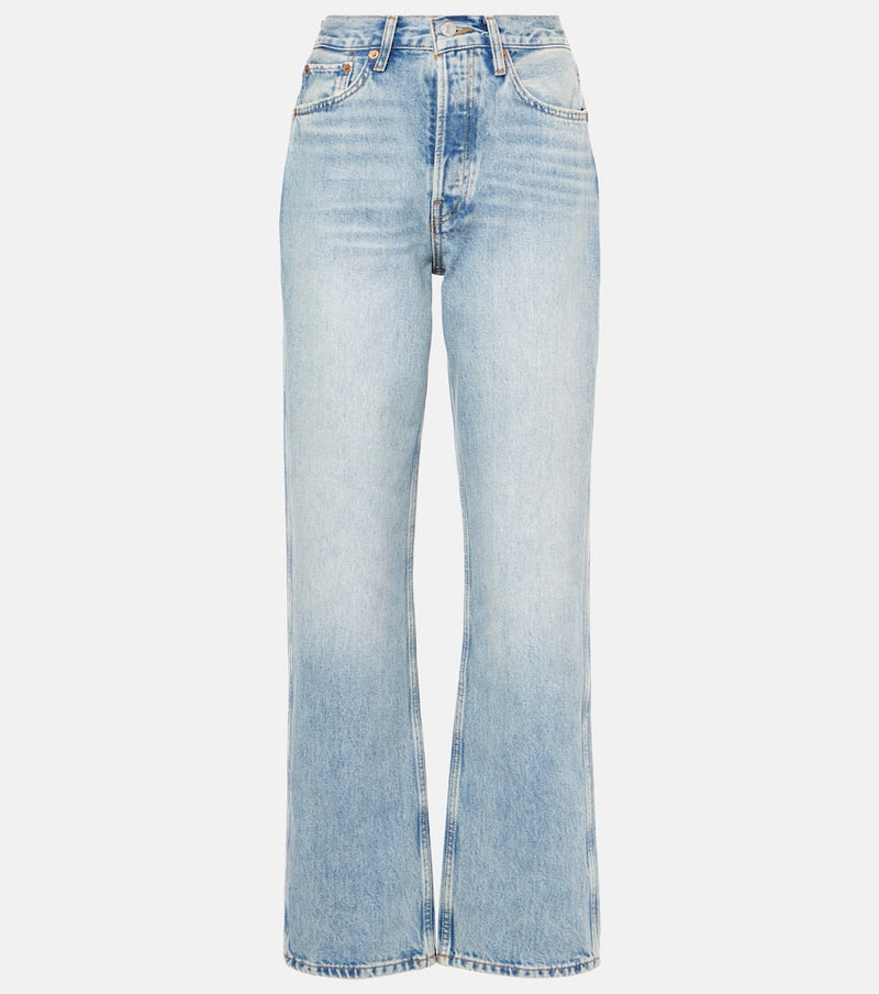 Re/Done 90s high-rise straight jeans