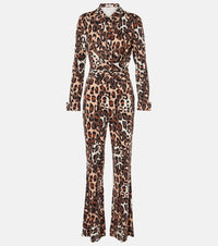Diane von Furstenberg Michele leopard-print jumpsuit