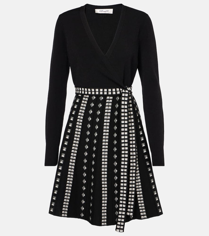 Diane von Furstenberg Chelsea pleated minidress