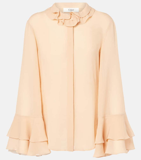 Chloé Silk georgette blouse