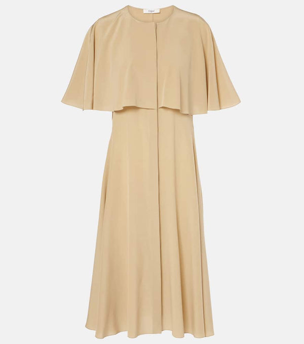 Chloé Caped midi dress