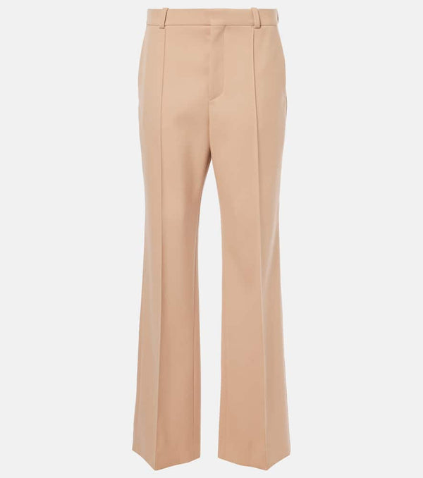 Chloé High-rise wool straight pants