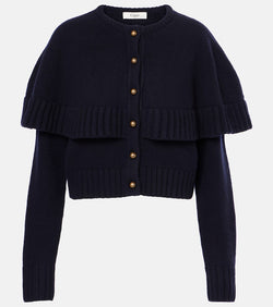 Chloé Caped wool and cashmere cardigan