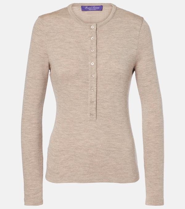 Ralph Lauren Collection Wool Henley shirt