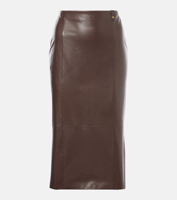 Ralph Lauren Collection Leather pencil skirt